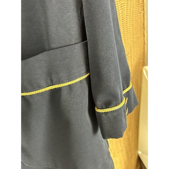 Vintage skirt suit nautical Brenda Goode navy crest patch small - Picture 5 of 15